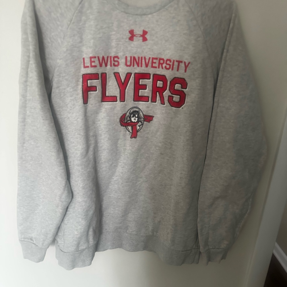 Under Armour Lewis University Flyers Gray Sweatshirt